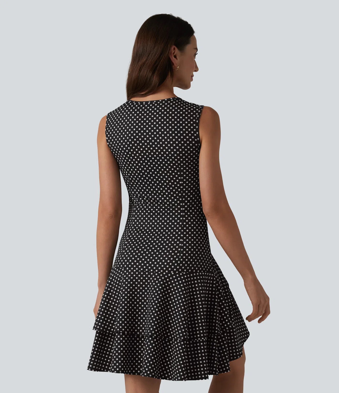 Vestido Lunares Sin Mangas