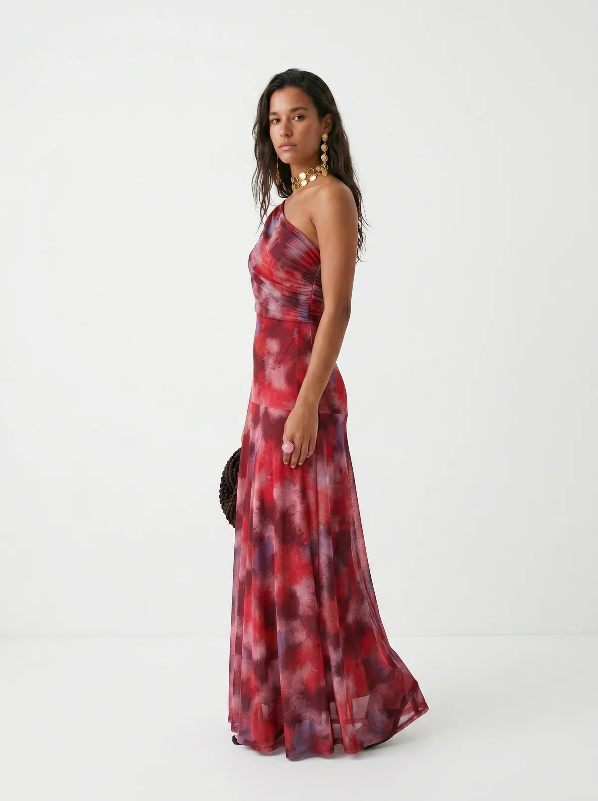 CARLA Vestido maxi elegante y sencillo
