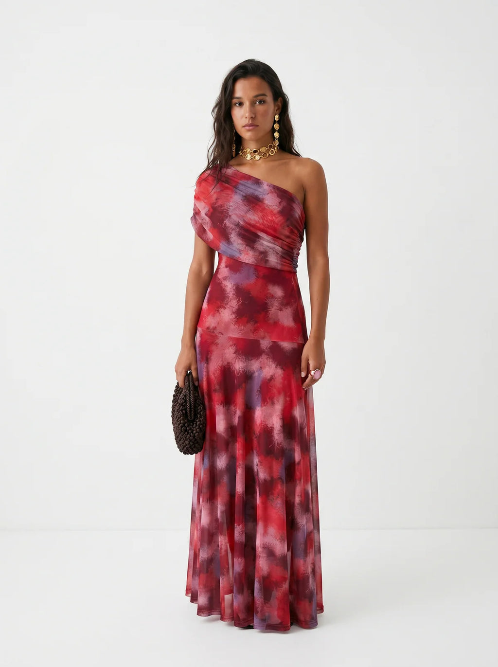 CARLA Vestido maxi elegante y sencillo