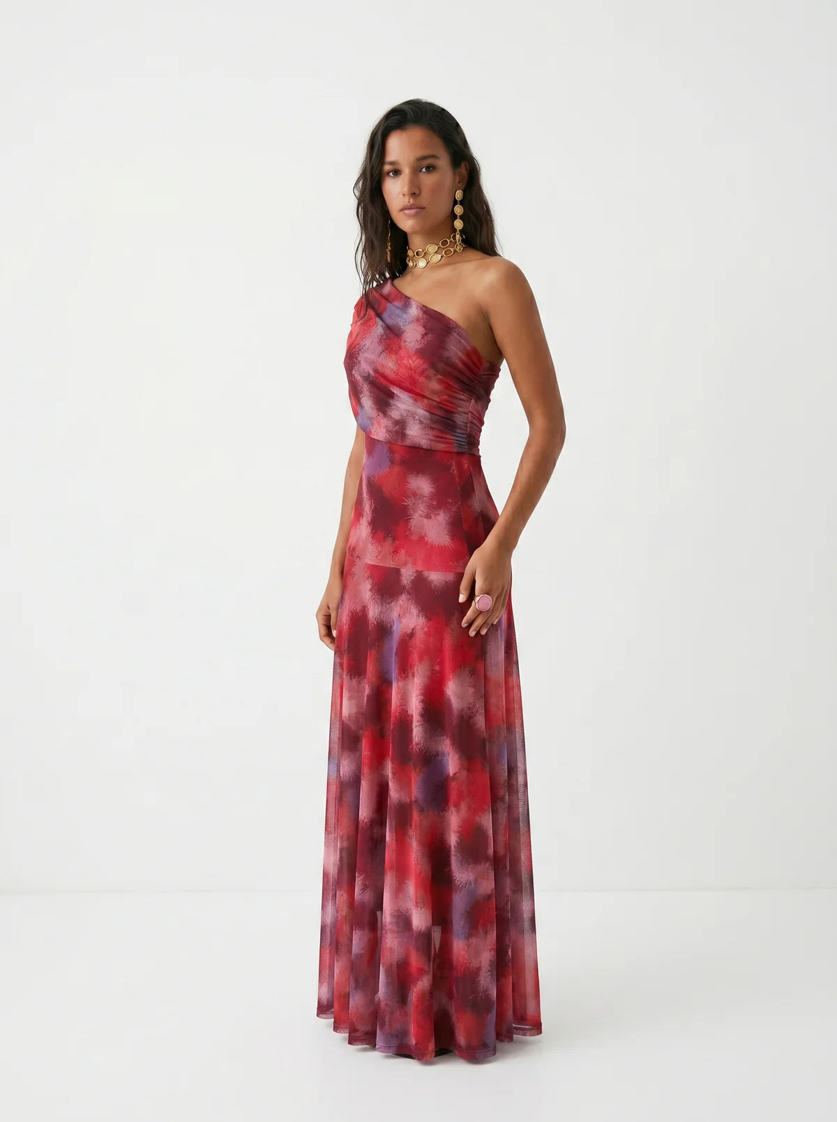 CARLA Vestido maxi elegante y sencillo