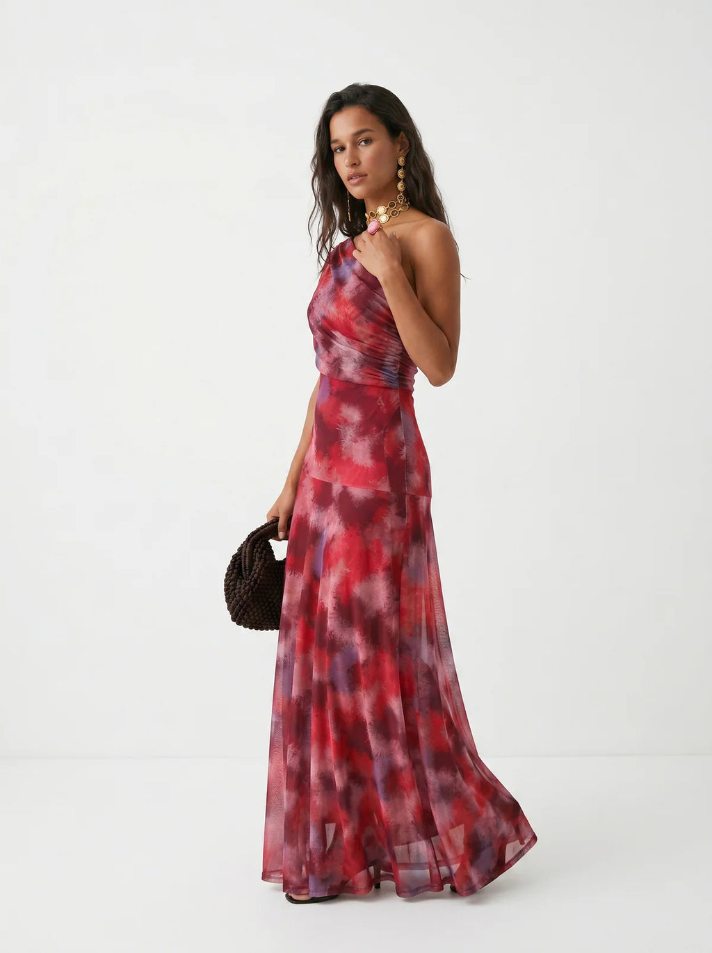 CARLA Vestido maxi elegante y sencillo