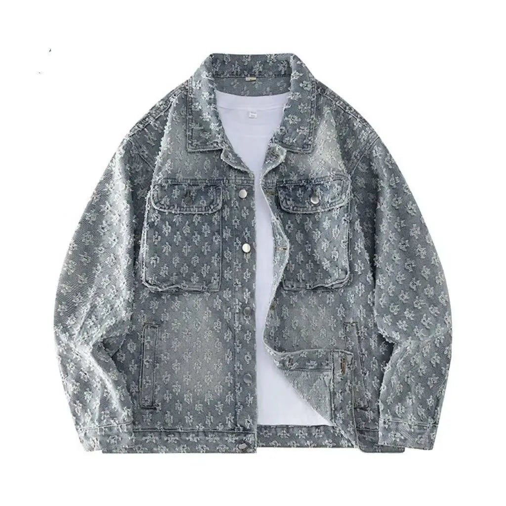 Chaqueta Denim Floral