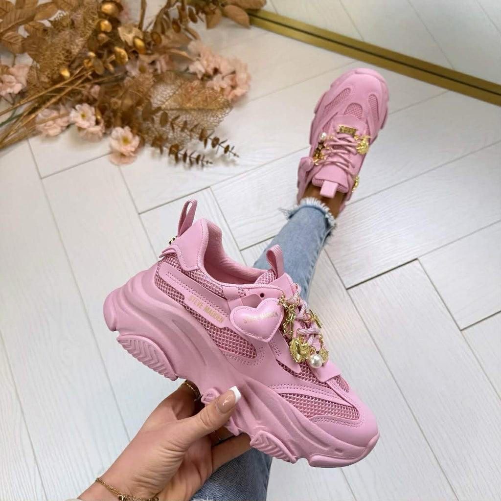 Sneakers Chunky con Charms Dorados