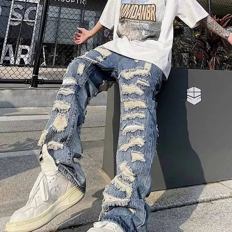 Jeans Flare Rotos