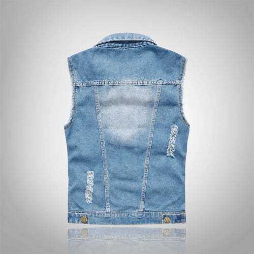 Chaleco Denim Mangas